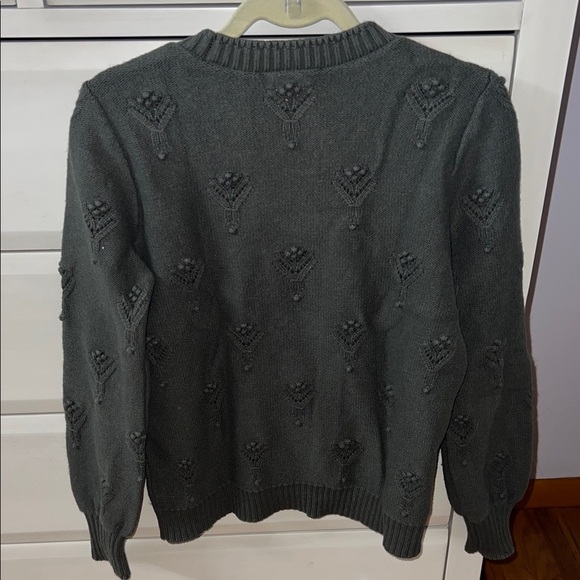 LOFT Women's Olive Knit Sweater - Picture 7 of 9